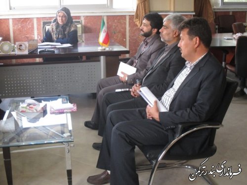 مراسم تودیع و معارفه رئیس کمیته امداد شهرستان ترکمن برگزار شد