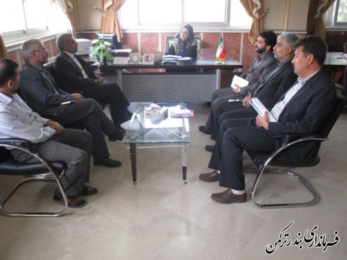 مراسم تودیع و معارفه رئیس کمیته امداد شهرستان ترکمن برگزار شد