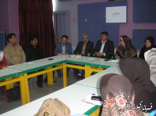 برگزاری نشست اعضای انجمن کتابخانه های شهرستان ترکمن