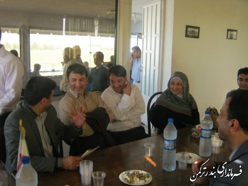 عضو کمیسیون فرهنگی مجلس در میدان اسبدوانی شهرستان ترکمن