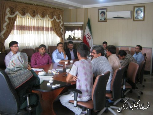 جلسه امهال وامهای کشاورزی در شهرستان ترکمن برگزار شد