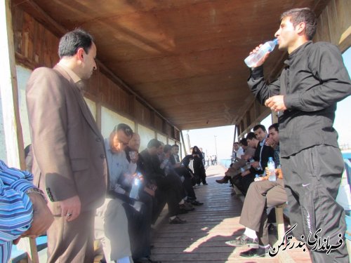 گزارش تصویری از بازدید بیش از 50 نفر از دهیاران استان ایلام از اسکله بندر ترکمن