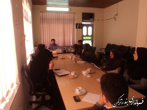 جلسه گروه کاری اشتغال بانوان در شهرستان ترکمن برگزار شد