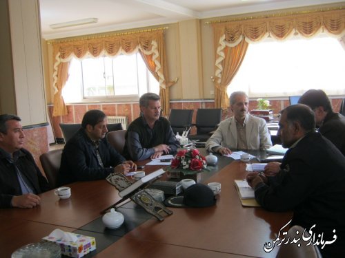 جلسه کارگروه آب، کشاورزی و منابع طبیعی شهرستان ترکمن برگزار شد