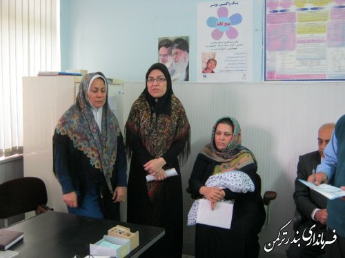 افتتاحیه راه اندازی واکسن جدید هموفیلوس آنفولانزا در قالب واکسن پنتاوالان در شهرستان ترکمن