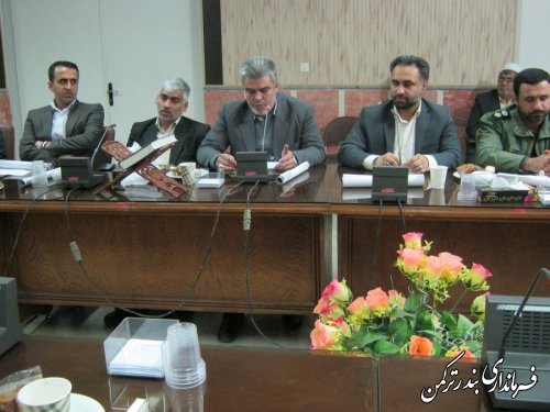 برگزاری هشتمین جلسه شورای اداری شهرستان ترکمن با حضور معاون استاندار
