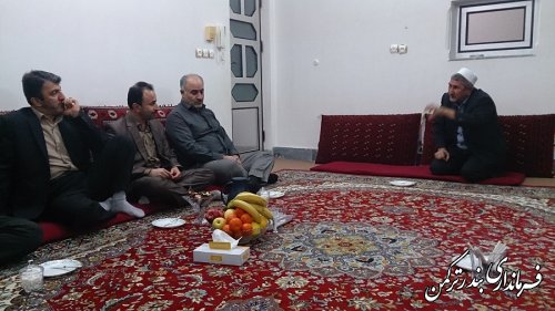 حضور دکتر نظری مهر در روستای نیازآباد شهرستان ترکمن