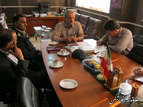 جلسه کمیسیون مبارزه با سرقت شهرستان ترکمن برگزار شد