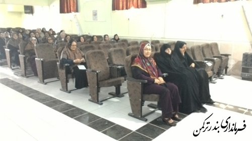 مراسم طرح "در خانه نمانیم" با حضور فرماندار ترکمن برگزار شد