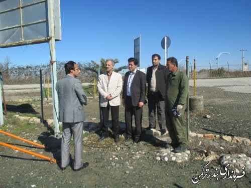 بازدید معاون فرماندار ترکمن از وضعیت آمادگی ستاد تسهیلات نوروزی