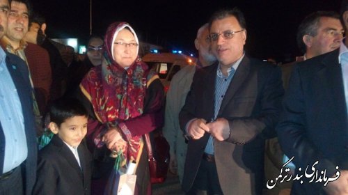 افتتاحیه نمایشگاه از توانمندیهای صنایع دستی ترکمن در پلیس راه نوکنده
