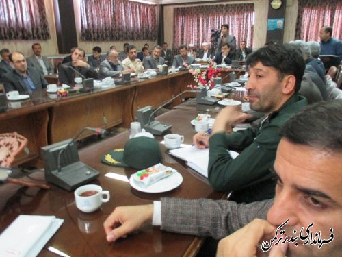 اولین جلسه شورای اداری شهرستان ترکمن در سال 94 برگزار شد