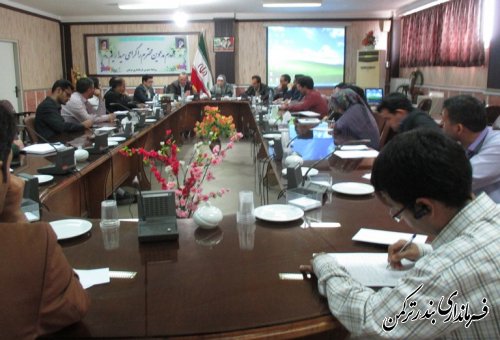 اولین جلسه رابطین جوان ادارات شهرستان ترکمن برگزار شد