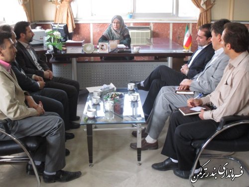 دیدار فرماندار ترکمن با مدیرکل تعزیرات حکومتی استان