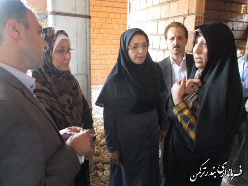 بازدید رئیس بنیاد بیماری های خاص کشور از مرکز دیالیز بیمارستان امام خمینی شهرستان ترکمن