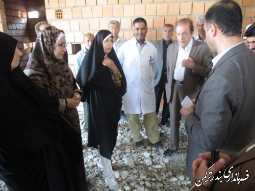 بازدید رئیس بنیاد بیماری های خاص کشور از مرکز دیالیز بیمارستان امام خمینی شهرستان ترکمن
