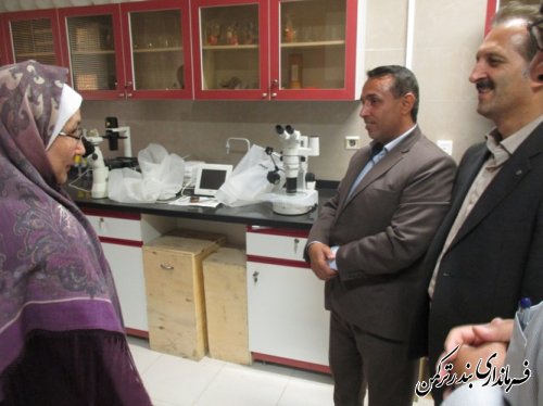 بمناسبت هفته محیط زیست، فرماندار ترکمن از اداره محیط زیست این شهرستان بازدید کرد
