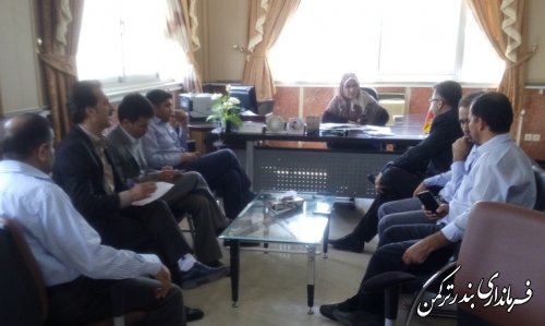 دیدار فرماندار ترکمن با مدیر کل راه آهن شمال شرق کشور