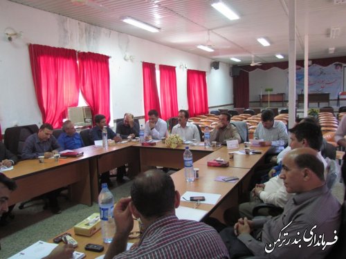 جلسه هماهنگی توسعه اقتصادی روستاهای شهرستان ترکمن برگزار شد