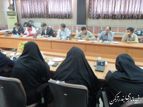 جلسه کارگروه بانوان شهرستان ترکمن تشکیل شد