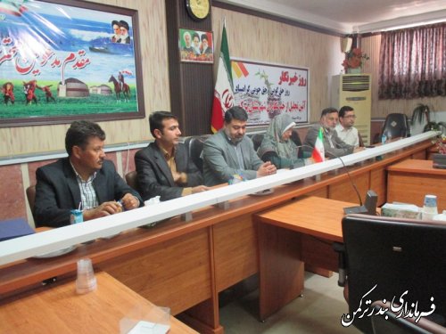 تجلیل از مسئولین روابط عمومی نمونه و خبرنگاران شهرستان ترکمن