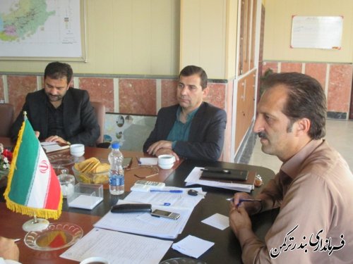 تشکیل جلسه اجرای طرح همیار آب در شهرستان ترکمن