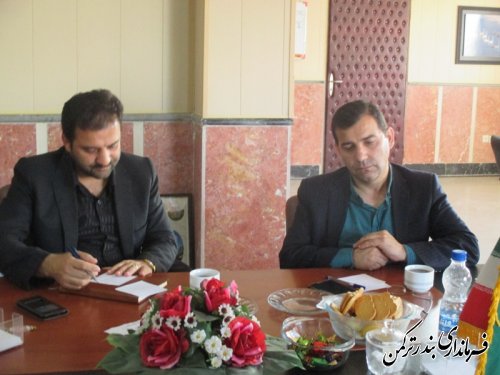 تشکیل جلسه اجرای طرح همیار آب در شهرستان ترکمن