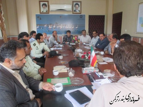 جلسه کمیسیون مبارزه با قاچاق کالا و ارز شهرستان ترکمن تشکیل شد