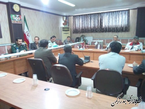 جلسه هفته دفاع مقدس شهرستان ترکمن تشکیل شد