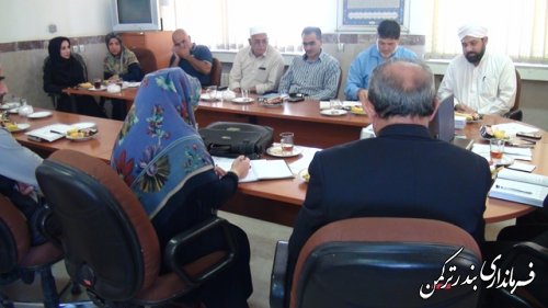 جلسه هماهنگی شورای خیرین سلامت شهرستان ترکمن برگزار شد