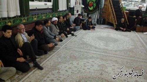 برگزاری مراسم تاسوعای حسینی در شهرستان ترکمن