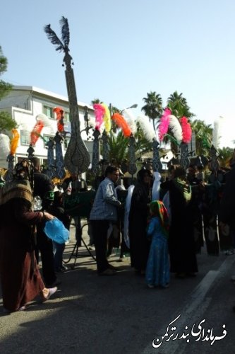برگزاری مراسم عاشورای حسینی در شهرستان ترکمن