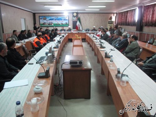 برگزاری مراسم سوگواری اباعبدالله حسین(ع) در فرمانداری ترکمن