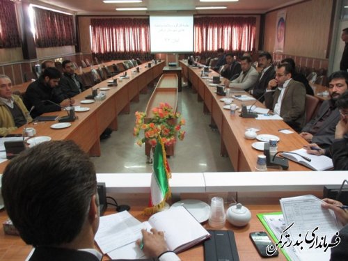 برگزاری کارگروه سلامت و امنیت غذایی شهرستان ترکمن