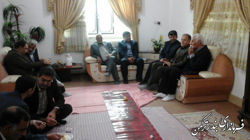 برگزاری مراسم دومین ماه فرماندار فقید شهرستان ترکمن