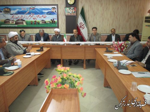 هفتمین جلسه شورای اداری شهرستان ترکمن تشکیل شد