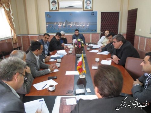 برگزاری جلسه هماهنگی طرح تکاپو با موضوع اشتغال عمومی با همکاری سازمان UNIDO در شهرستان ترکمن