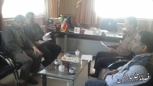 دیدار مشاور استاندار گلستان با سرپرست فرمانداری ترکمن