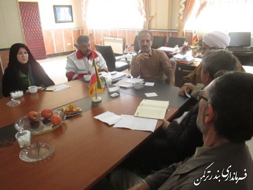 جلسه هماهنگی دهه فجر بانوان شهرستان ترکمن برگزار شد