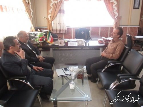 دیدار سرپرست فرمانداری ترکمن با مدیر عامل پخش فرآورده های نفتی استان