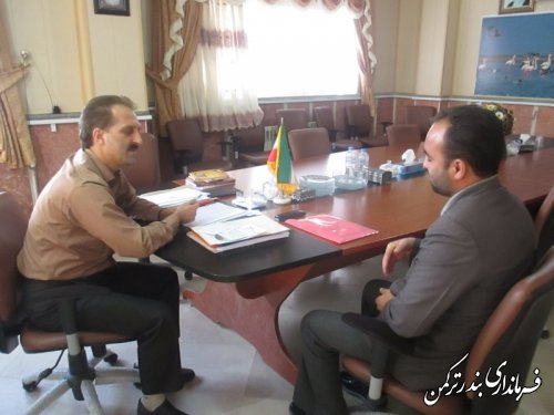 ملاقات عمومی سرپرست فرمانداری ترکمن برگزار شد