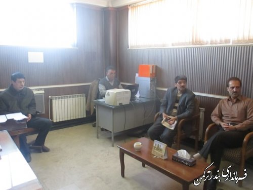 دیدار رئیس ستاد انتخابات شهرستان ترکمن با اعضای هیئت بازرسی انتخابات حوزه شهرستان