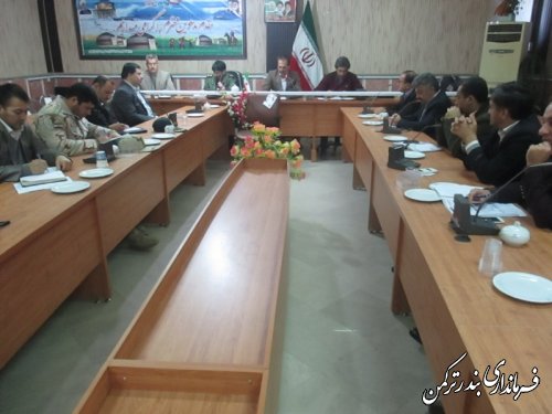 جلسه ستاد اجرایی خدمات سفر نوروزی شهرستان ترکمن تشکیل شد