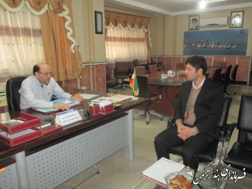 ملاقات عمومی فرماندار شهرستان ترکمن برگزار شد