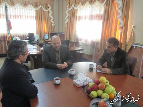 دیدار مدیرکل آموزش فنی و حرفه ای استان با فرماندار شهرستان ترکمن