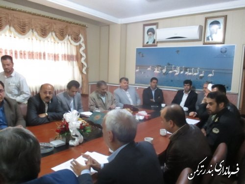 دیدار مدیر کل پایانه های حمل و نقل استان گلستان با فرماندار شهرستان ترکمن