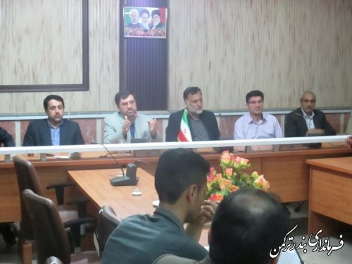 سومین جلسه توجیهی آموزشی اعضای صندوق شهرستان ترکمن برگزار گردید