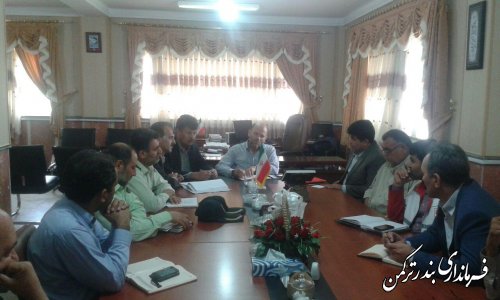 جلسه هماهنگی برگزاری مسابقات اسبدوانی شهرستان ترکمن برگزار شد
