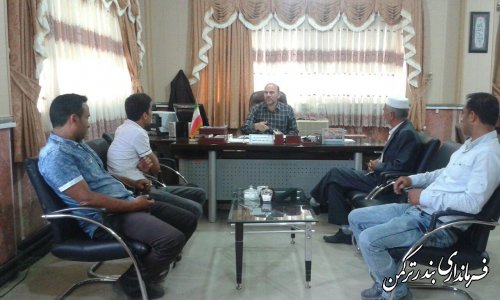 ملاقات عمومي فرماندار با مردم شهرستان ترکمن برگزار شد
