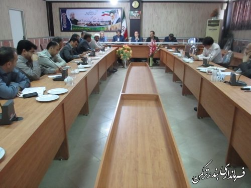 جلسه ستاد تسهیلات سفر شهرستان ترکمن برگزار شد